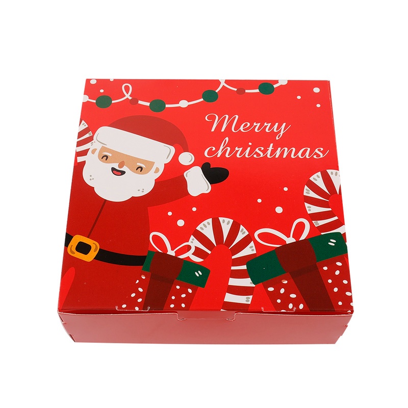 Hộp đựng bánh kẹo hình ông già noel/người tuyết chất lượng cao thân thiện với môi trường