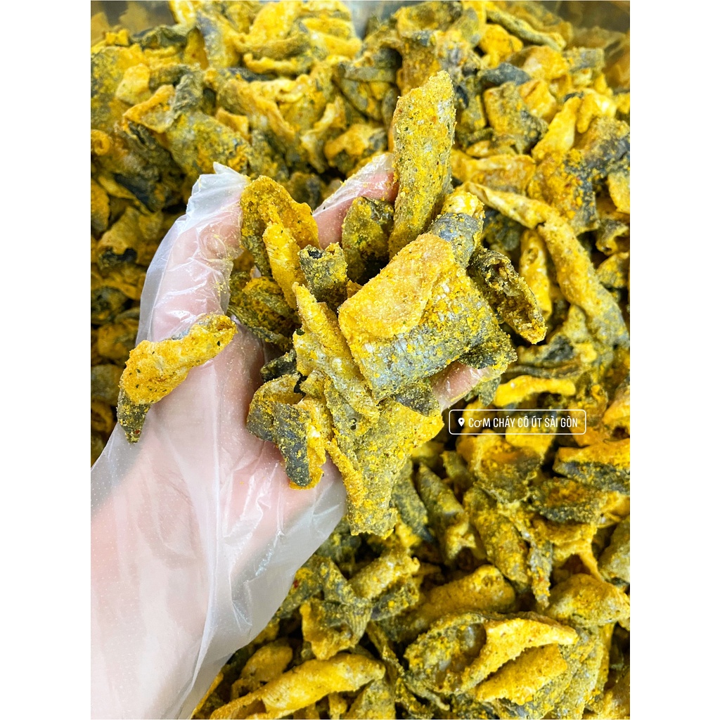 Cô Út Sài Gòn - Da Cá Tẩm Vị Xốc trưng muối -180gr