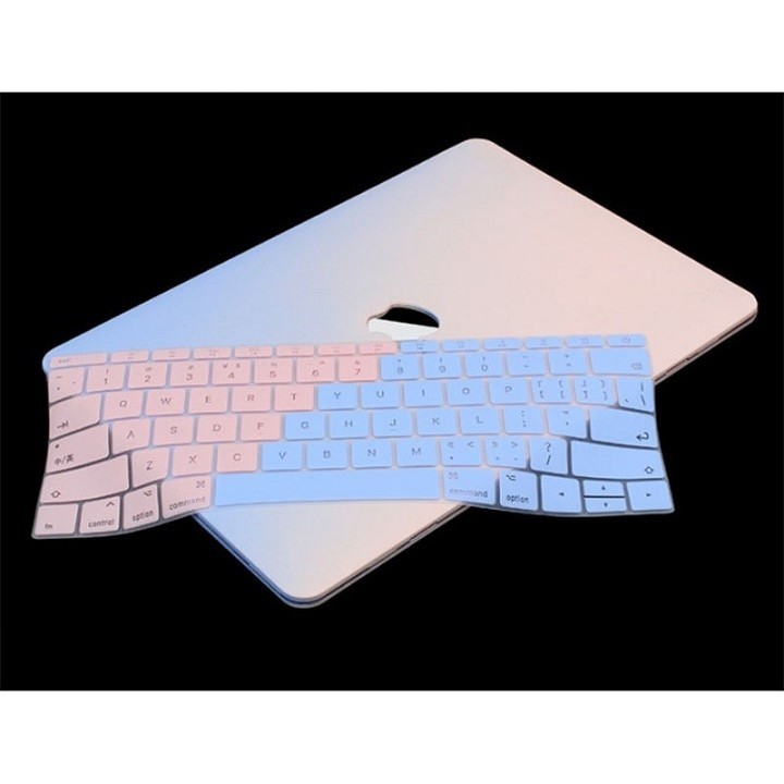 Siêu Phẩm [HOT] Combo ốp lưng bảo vệ cho Macbook màu Ombre tuyệt đẹp (tặng kèm dán màn hình HD) Mua Ngay