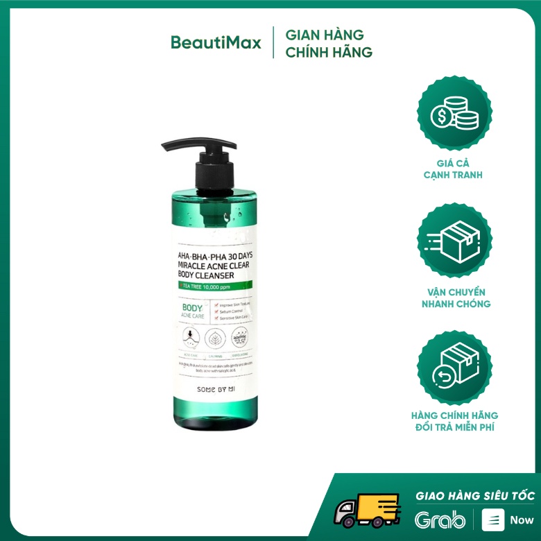 Sữa Tắm Giữ ẨmSome By Mi AHABHAPHA 30 Days Miracle Acne Clear Body Cleanser 400g