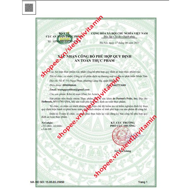 [CHÍNH HÃNG] Viên uống kẽm ngừa mụn Zinc For Acne của Puritan's Pride 100 viên | BigBuy360 - bigbuy360.vn