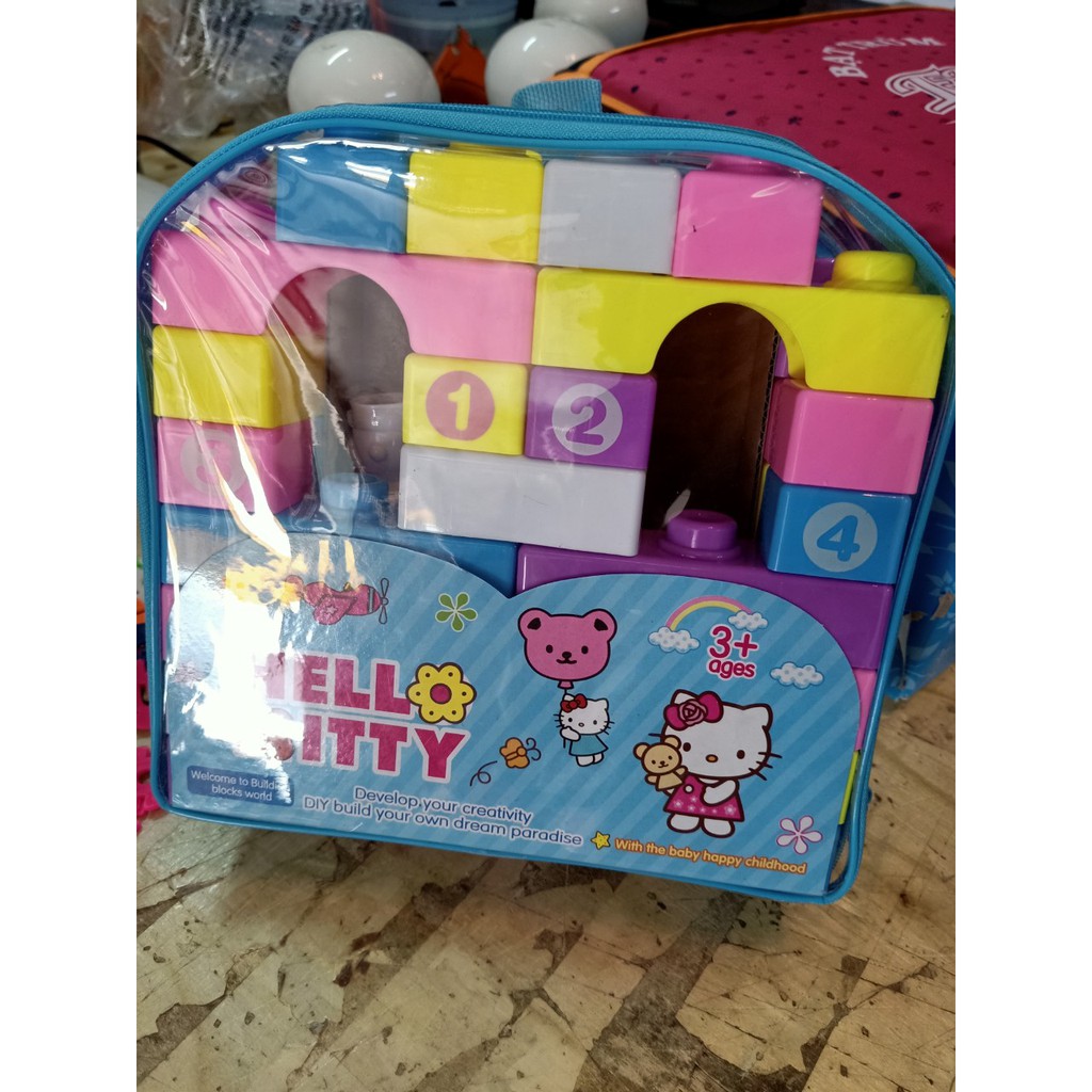 [HÀNG ĐẸP GIÁ RẺ]đồchơi cho bé - BỘ ĐỒ CHƠI XẾP HÌNH HELLO KITTY (SP246)