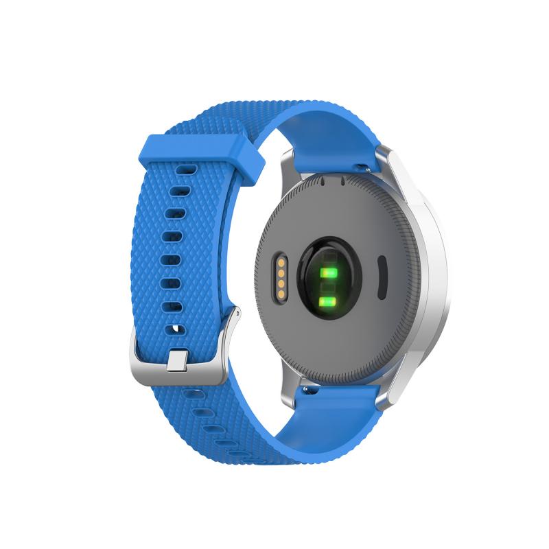 Dây Đeo Silicon Mềm 18mm Thay Thế Cho Đồng Hồ Garmin Vivoactive 4s (10 Màu)