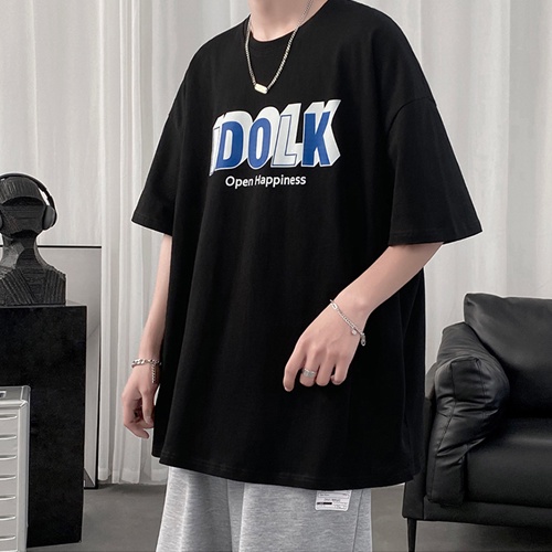 Áo phông nam nữ unisex tay lỡ thun form rộng teen cổ tròn oversize cotton giá rẻ basic đen trắng tee pull IDOLK