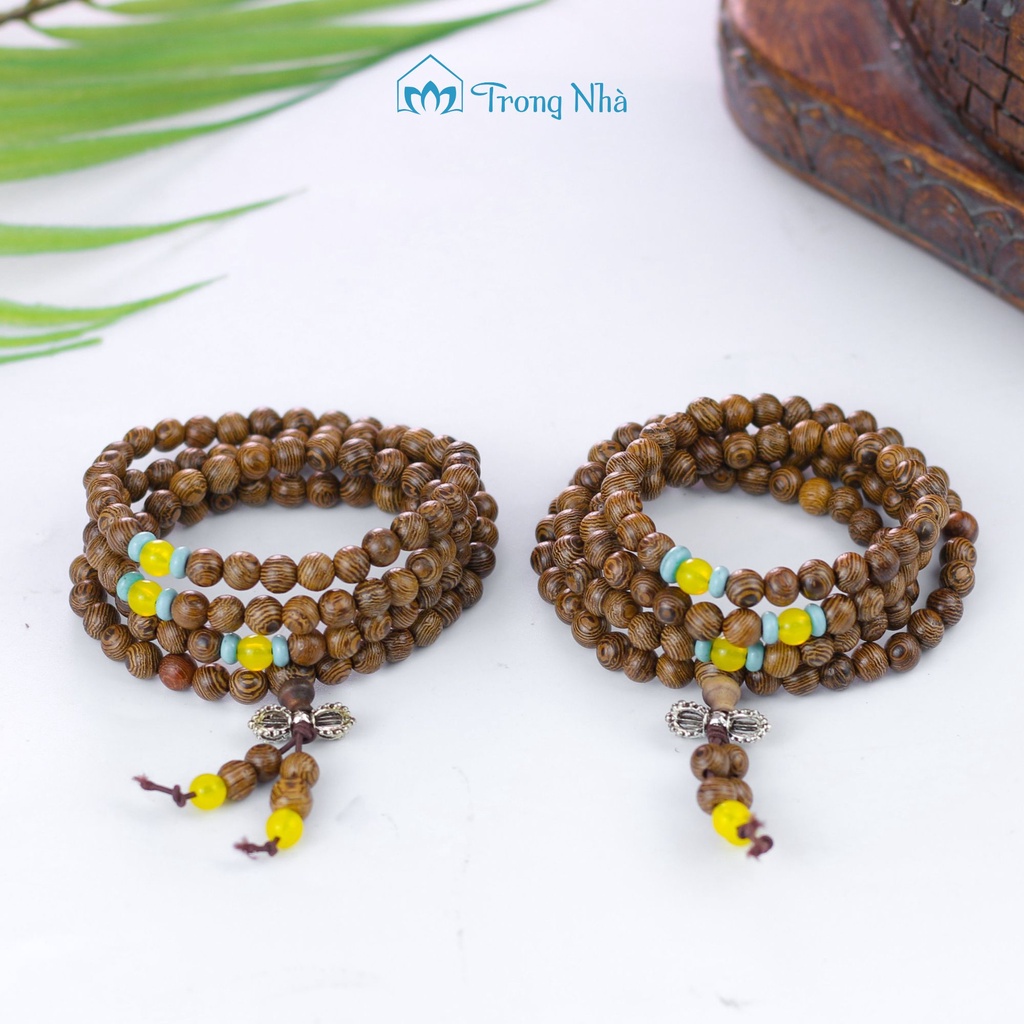 Chuỗi tràng hạt muồng 6li, chuỗi tràng hạt phong thủy - Bình an, May mắn - Trong Nhà