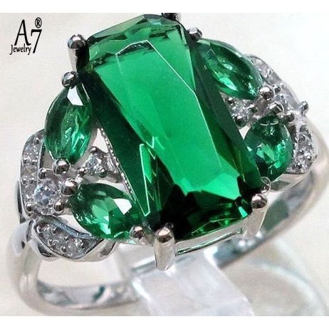 Nhẫn bạc S925 đính đá ruby thời trang