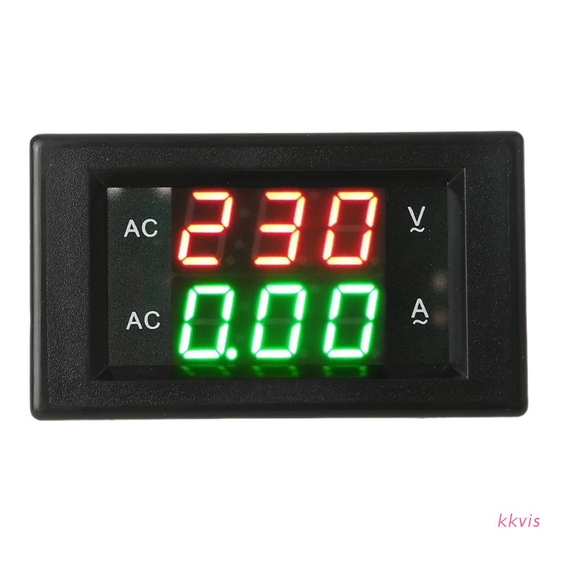 Kkvi Đồng Hồ Đo Dòng Điện Ac 500v / 50a Màn Hình Led Kỹ Thuật Số
