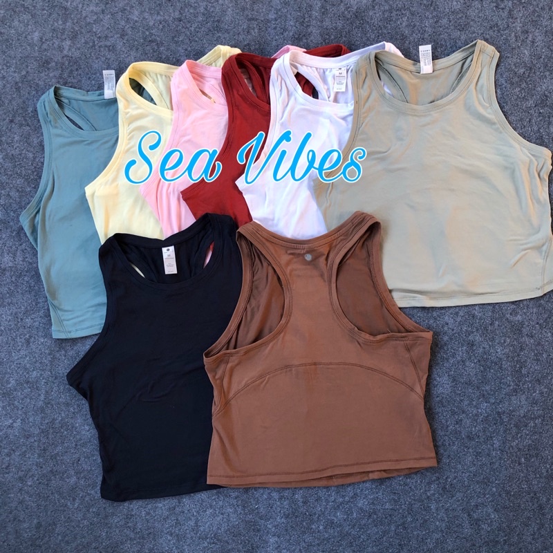Áo Tập Gym Yoga Nữ Nhiều Mầu Dáng Croptop Hàng Xuất