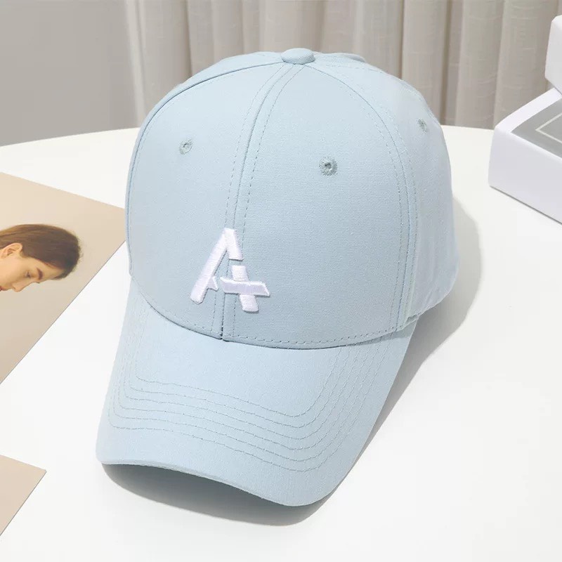 Mũ Lưỡi Trai Thêu Chữ A 444 Phong Cách Ulzzang Form Unisex Nam Nữ - Hata24h