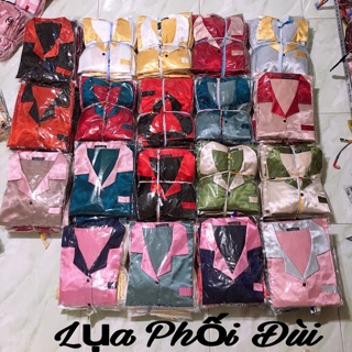 Đồ bộ lụa phối đùi