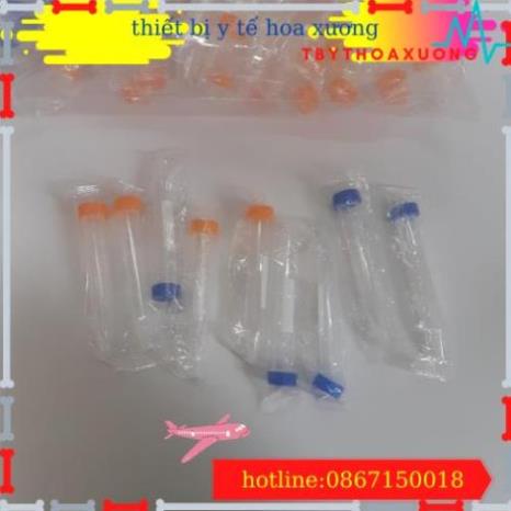 Ống Falcon 15ml - Ống Ly Tâm 15ml Nắp Vặn, Đáy Nhọn Tiệt Trùng Từng Cái