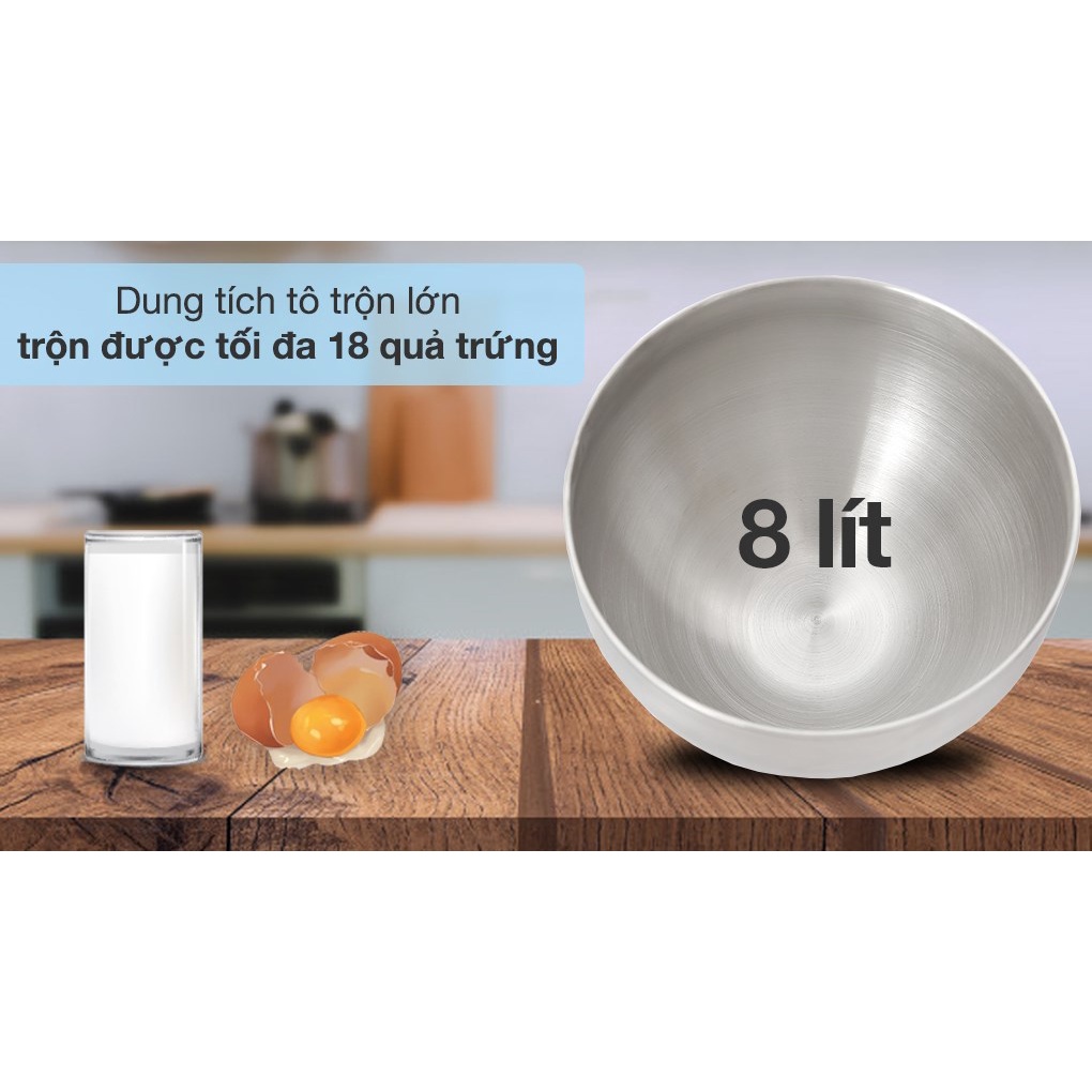 Máy nhồi, trộn bột đánh trứng đa năng UNIE EM5