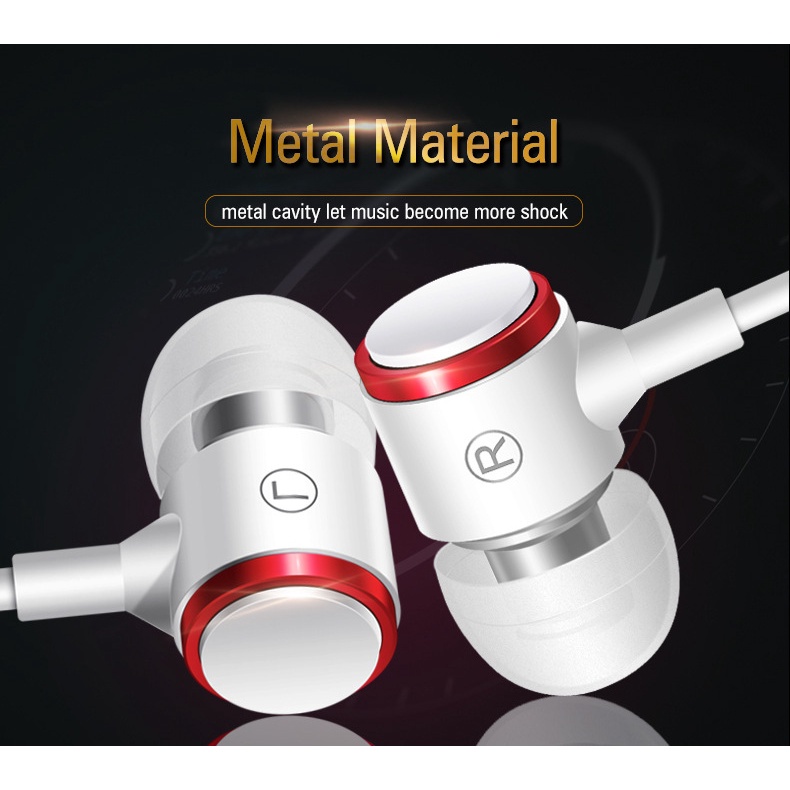 Type-C Wired Headphone In-Ear Headphone Wire Control Magnetic Bass Headphone Universal