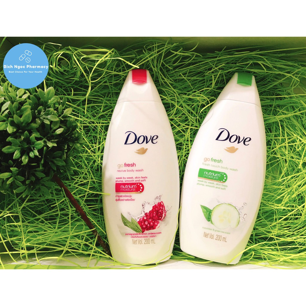 Sữa Tắm Dưỡng Ẩm Dove Go Fresh - Hương Dưa Leo và Trà Xanh