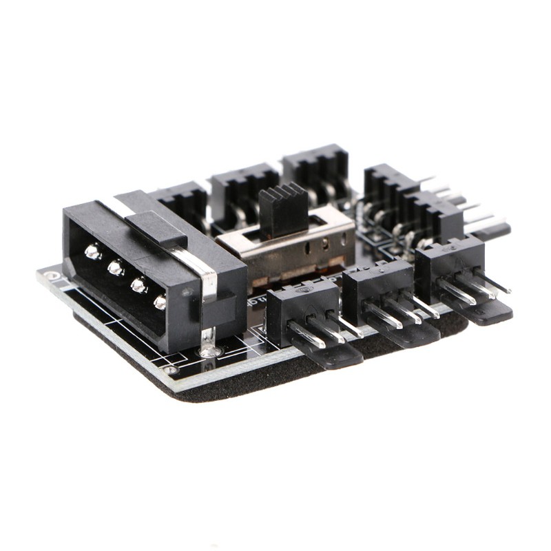 Bộ Chia Cổng Quạt Tản Nhiệt Pc Ide Molex 1 Sang 8 3-pin 12v