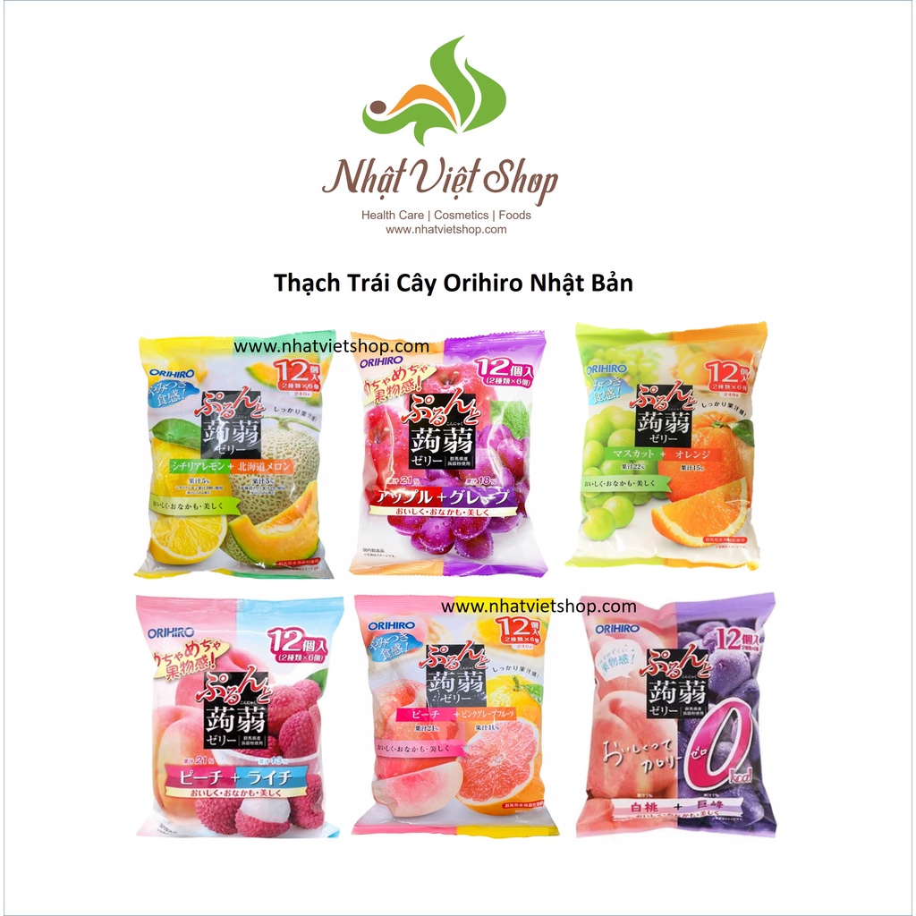 Thạch trái cây Orihiro Nhật Bản