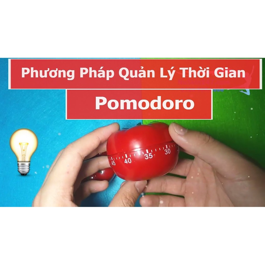 Đồng hồ làm việc Pomodoro (Màu Đỏ)