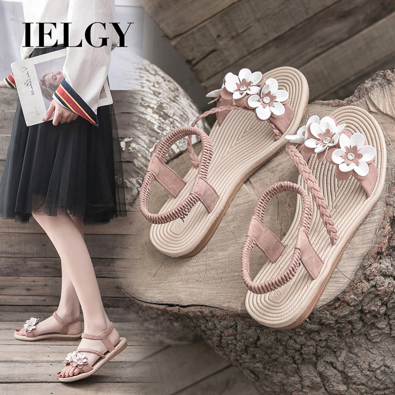 IELGY Đôi giày xăng đan thời trang dành cho nữ