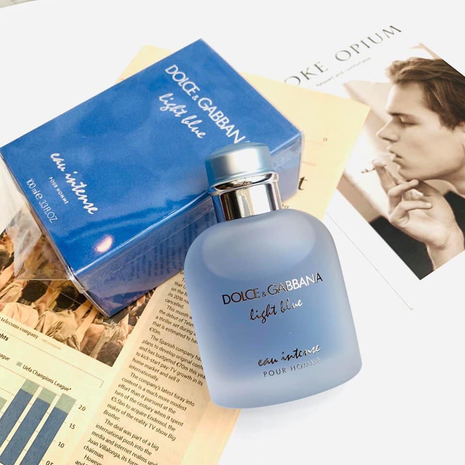 [Có Video] Nước hoa nam D&G Light Blue Intense 100ml - Nước hoa Pháp sỉ lẻ giá tốt có cửa hàng Q10 HCM