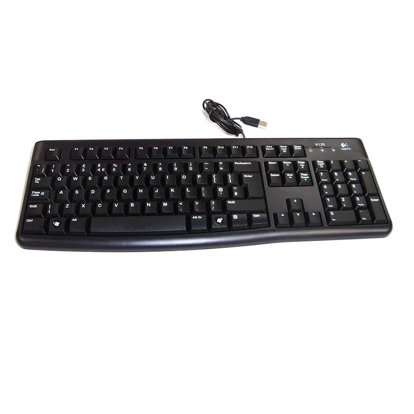 Bàn Phím Có Dây Logitech K120 - Hàng Chính Hãng