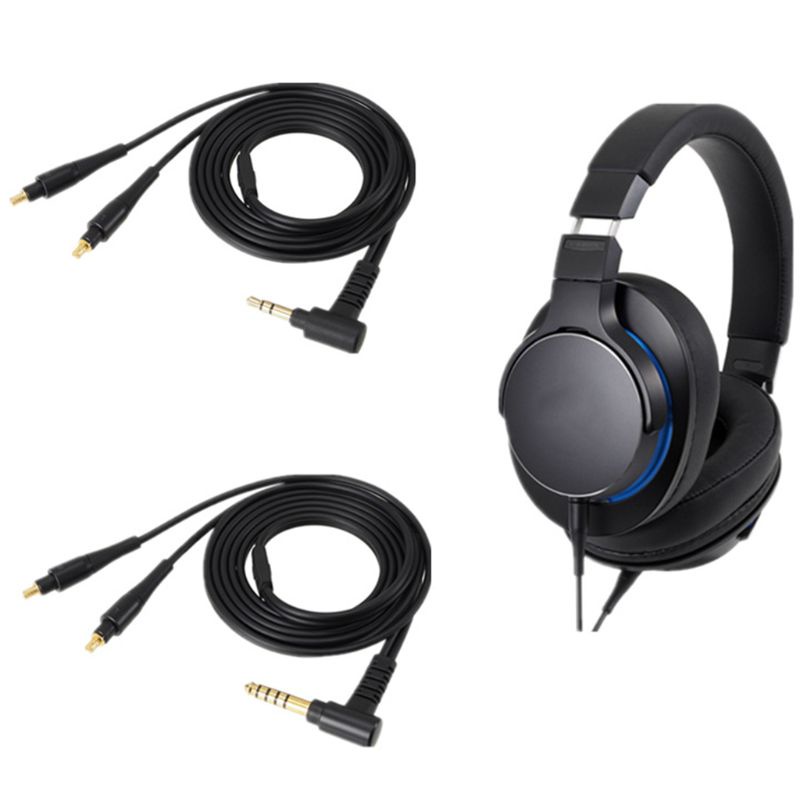Dây cáp thay thế 3.5MM/4.4MM A2DC cho tai nghe ATH-SR9 ES770H ES750 ESW950 ESW990H ADX5000 MSR7