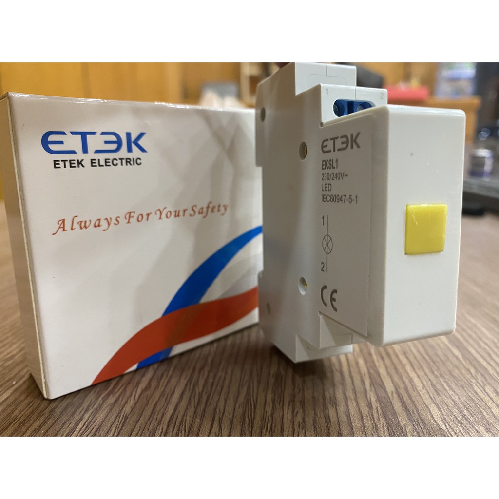 Đèn báo pha gắn rail ETEK 220V