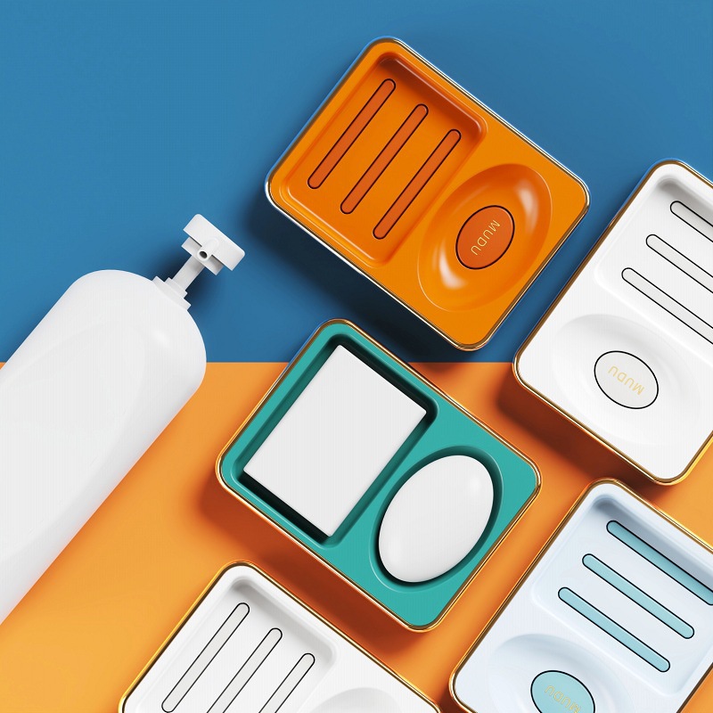 Khay Đựng Xà Phòng Hai Ngăn Tiện Lợi