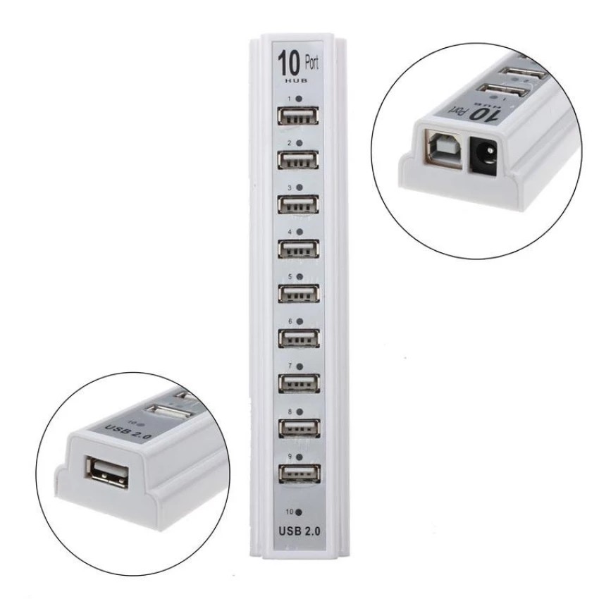 Hub usb 10 port -TM shop