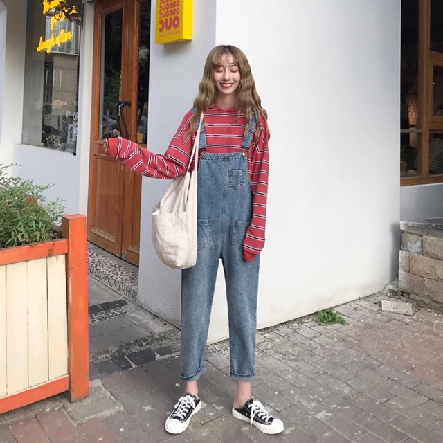 Quần yếm jeans | BigBuy360 - bigbuy360.vn
