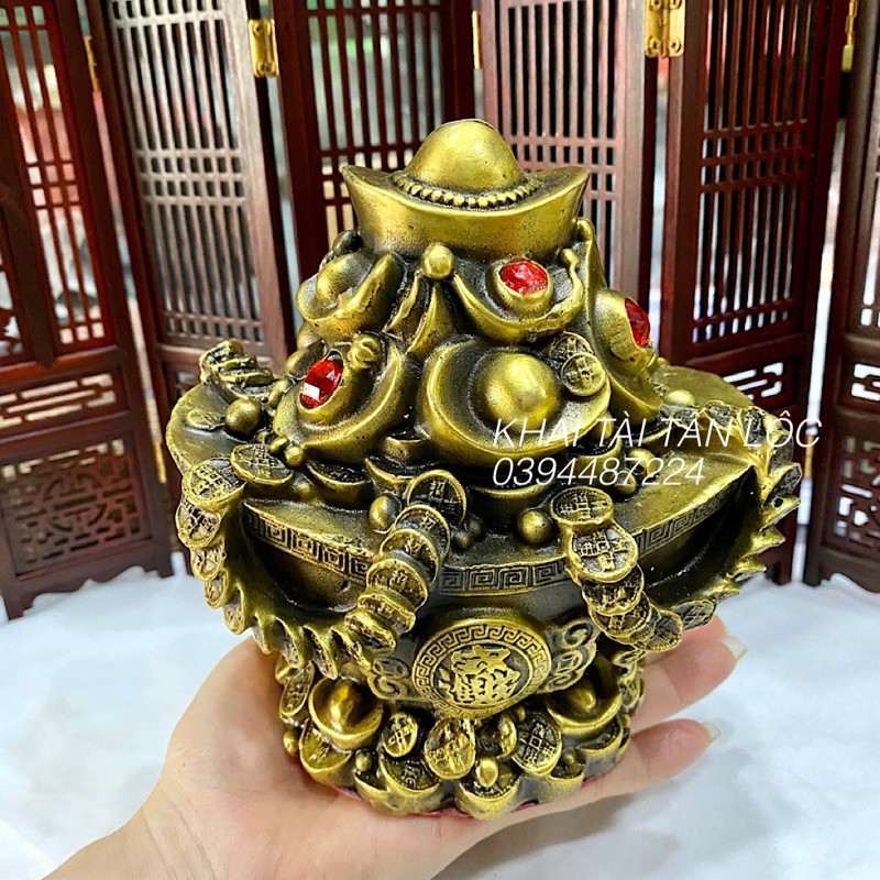 Chậu tụ bảo , hũ vàng hút tài Lộc bằng đồng