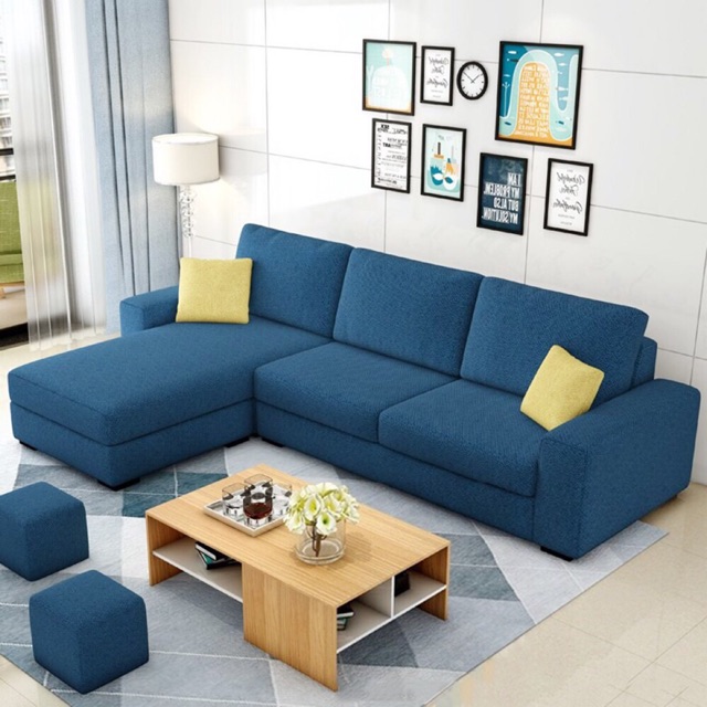 Sofa góc L nhỏ gọn cho phòng khách