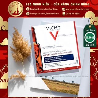 TINH CHẤT CÔ ĐẶC DƯỠNG TRẮNG BAN ĐÊM VICHY LIFTACTIV SPECIALIST GLYCO-C AMPOULES PEELING NUIT