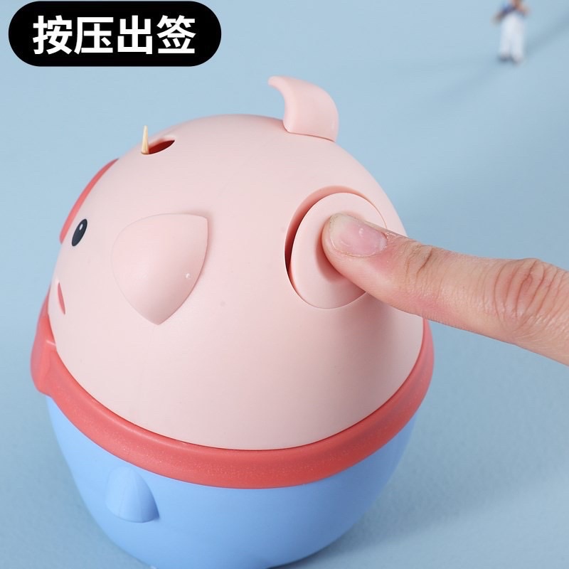 PVN32892 Hộp Đựng Tăm Xỉa Răng Hình Heo Xinh Xắn