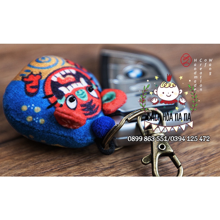 Túi thơm tự thêu họa tiết dễ thương ngộ nghĩnh làm quà tặng/ trang trí ô tô/ DIY TÚI THƠM HỔ NGÁO NGƠ/ BÁCH HÓA NA NA
