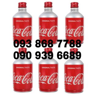 Combo 4 - 8 chai Coca Cola Nhật chai nhôm nắp vặn 330ml