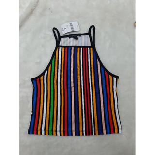 Áo croptop kẻ sọc