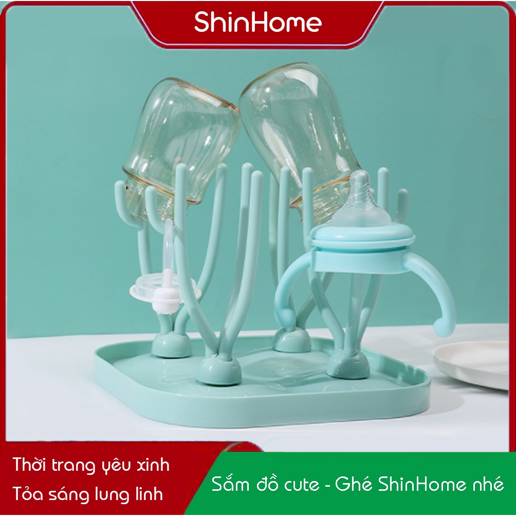 Khay úp bình sữa, cốc vệ sinh cho bé