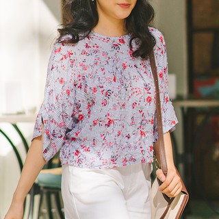 Ceci Cela - Áo Hoa Nhí Tay Lỡ