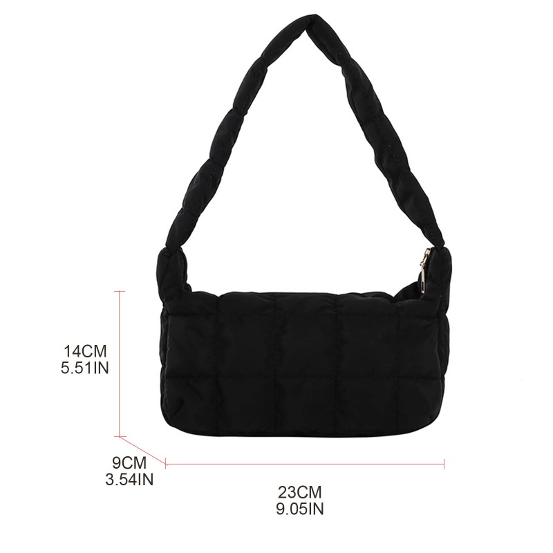 Túi Đeo Vai Nữ Thêu Hình Thoi Phong Cách Hàn Quốc JP5