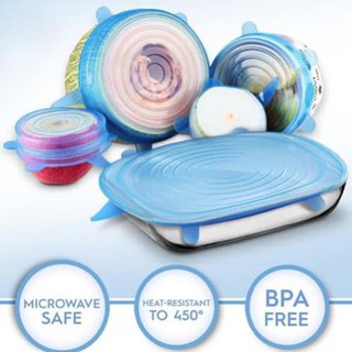 [ XẢ HÀNG ] BỘ 6 DỤNG CỤ LẮP ĐẬY THỰC PHẨM SIÊU DAI SILICON