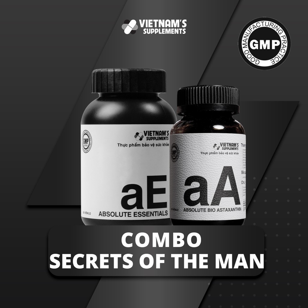 Combo viên uống bổ sung vitamin tăng sức khoẻ và sinh lý nam Secret Of The Man - Vietnams Supplements