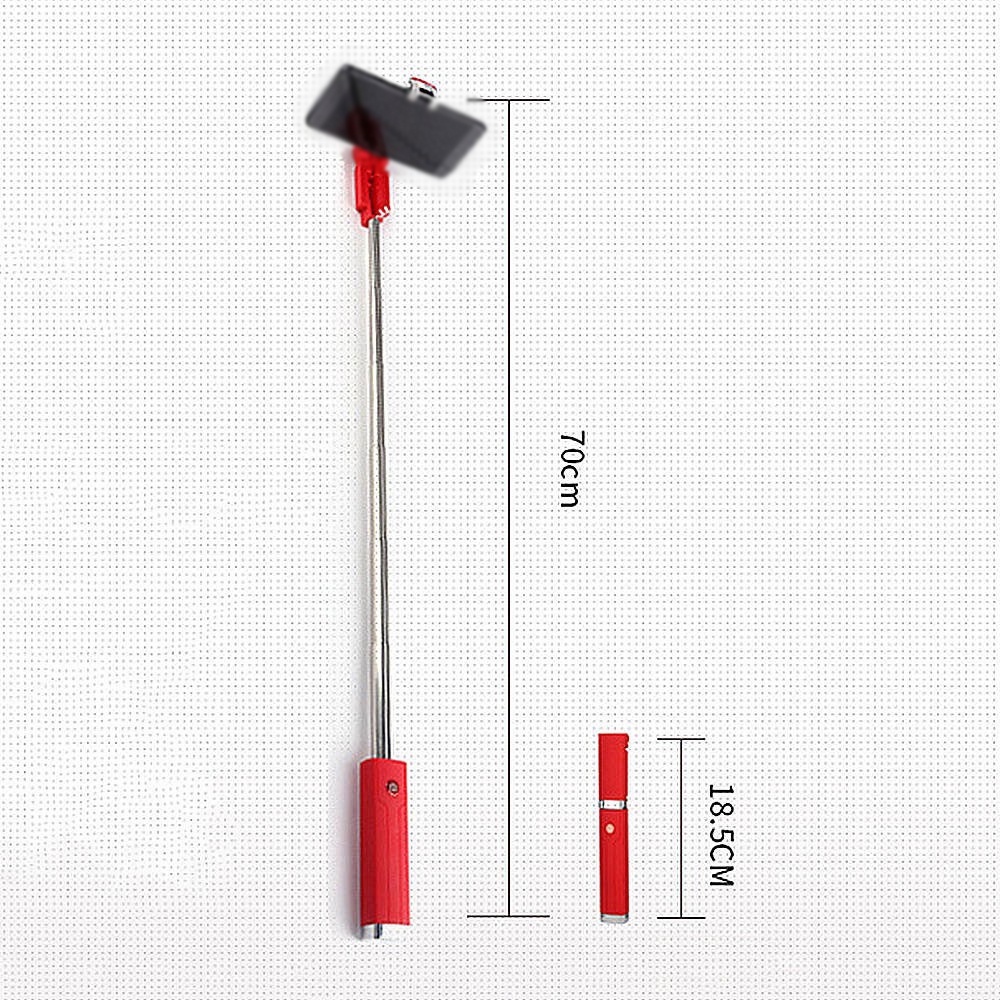 Gậy Tự Sướng-Gậy Selfie Hình Son Môi Nhỏ Gọn Dùng Cho ĐT Có Cổng Audio 3.5mm và