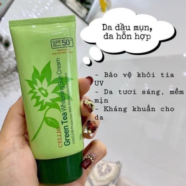 🔥Siêu Hot🔥 Kem Chống Nắng Nhiều Giờ Cellio SPF 50+ Hàn Quốc Giá Bình Dân | BigBuy360 - bigbuy360.vn