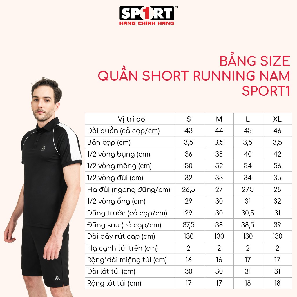 Quần Short Golf Nam AM Cạp Chun Ống Rộng Dáng Lửng Chơi Thể Thao Tennis, Golf, Cầu Lông SG02