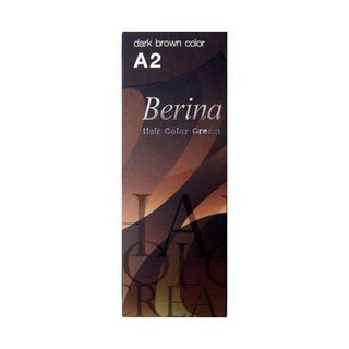 🌸🌸Thuốc nhuộm tóc Berina Hair Color Cream A2 Dark Brown - 40g