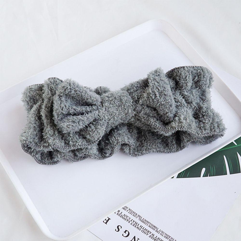 Băng Đô Tai Thỏ Bằng Nhung Co Giãn Thoải Mái Dễ Thương Dành Cho Nữ Giá Đỡ