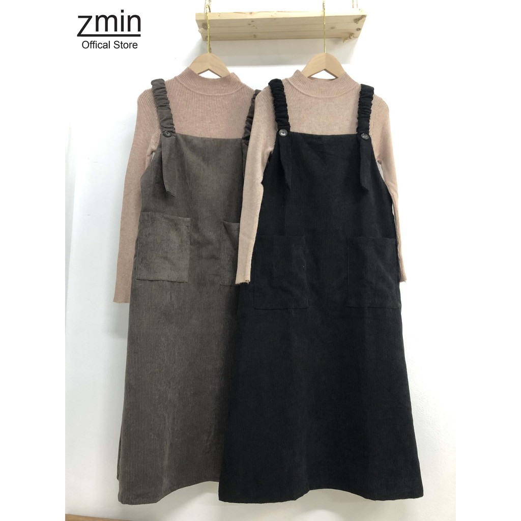 Yếm nhung dáng dài ulzzang, chất liệu nhung tăm-A004 | BigBuy360 - bigbuy360.vn