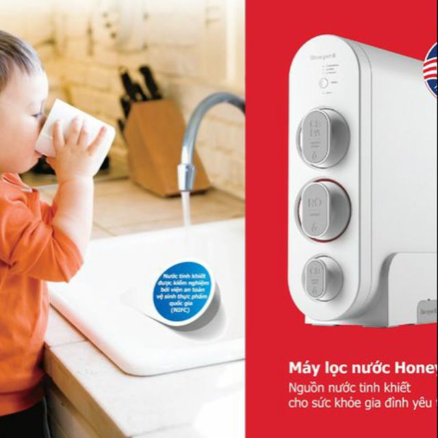 Máy lọc nước Honeywell Aqua Touch, công nghệ lọc ro