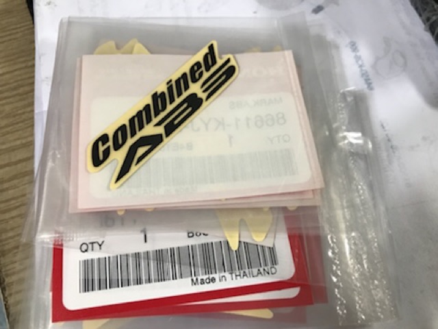 Tem ABS combined zin chính hãng Honda