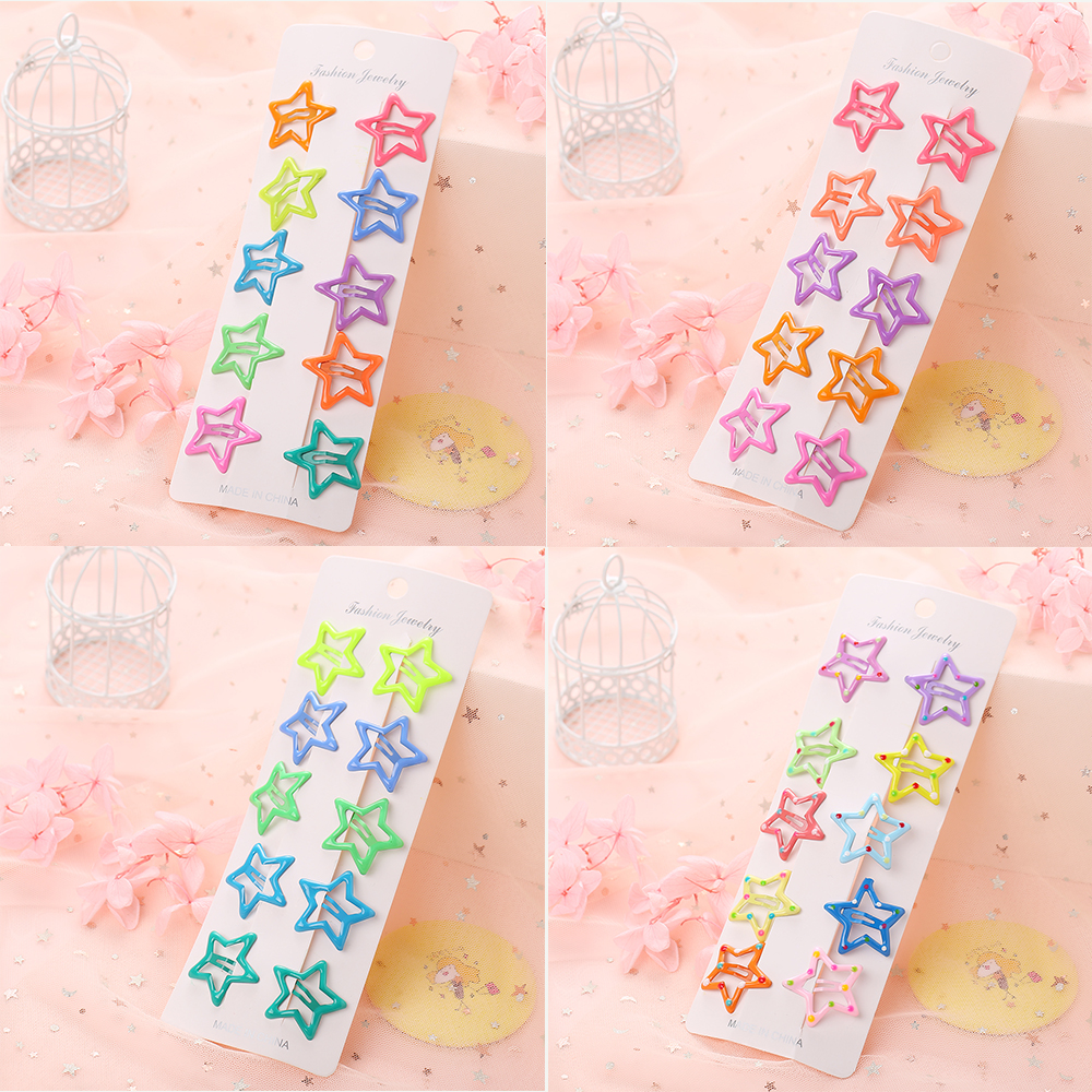 iF YOU Bộ 10 kẹp tóc dễ thương đáng yêu dành cho bé gái